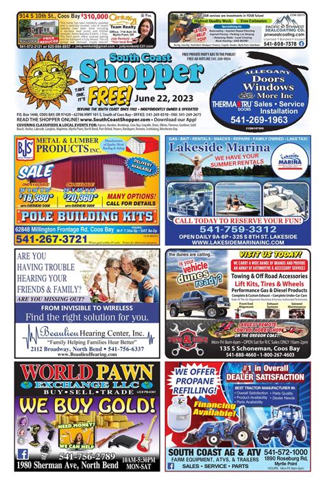 south coast shopper garage sales